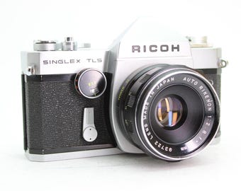 Ricoh Singlex TLS SLR 35mm Film Camera with 55mm f2.8 Rikenon Lens