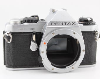 ペンタックス ME スーパー一眼レフ 35mmフィルムカメラ クロームボディ