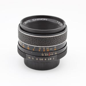 Chinon 50mm f2 Prime Standard Lens for M42 Mount Cameras