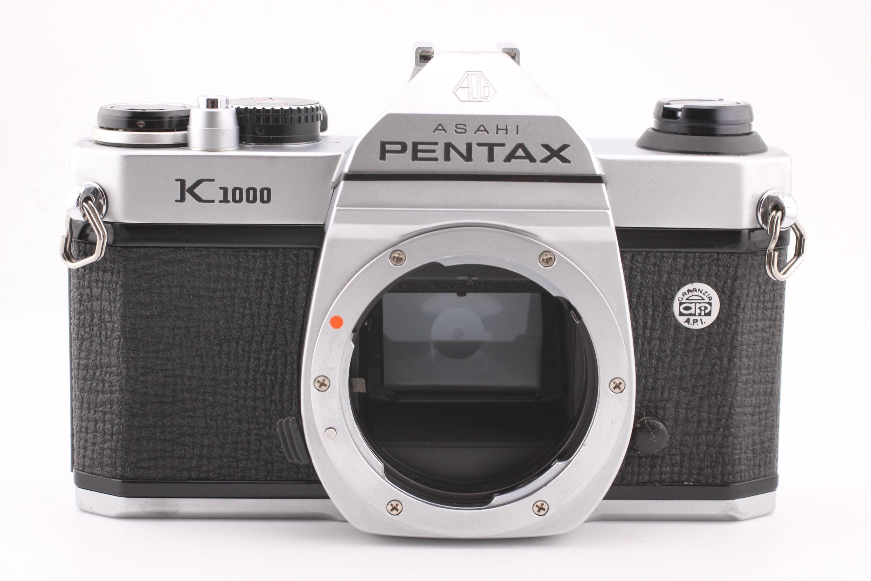 ペンタックス K1000 クロームボディ一眼レフ 35mmフィルムカメラ