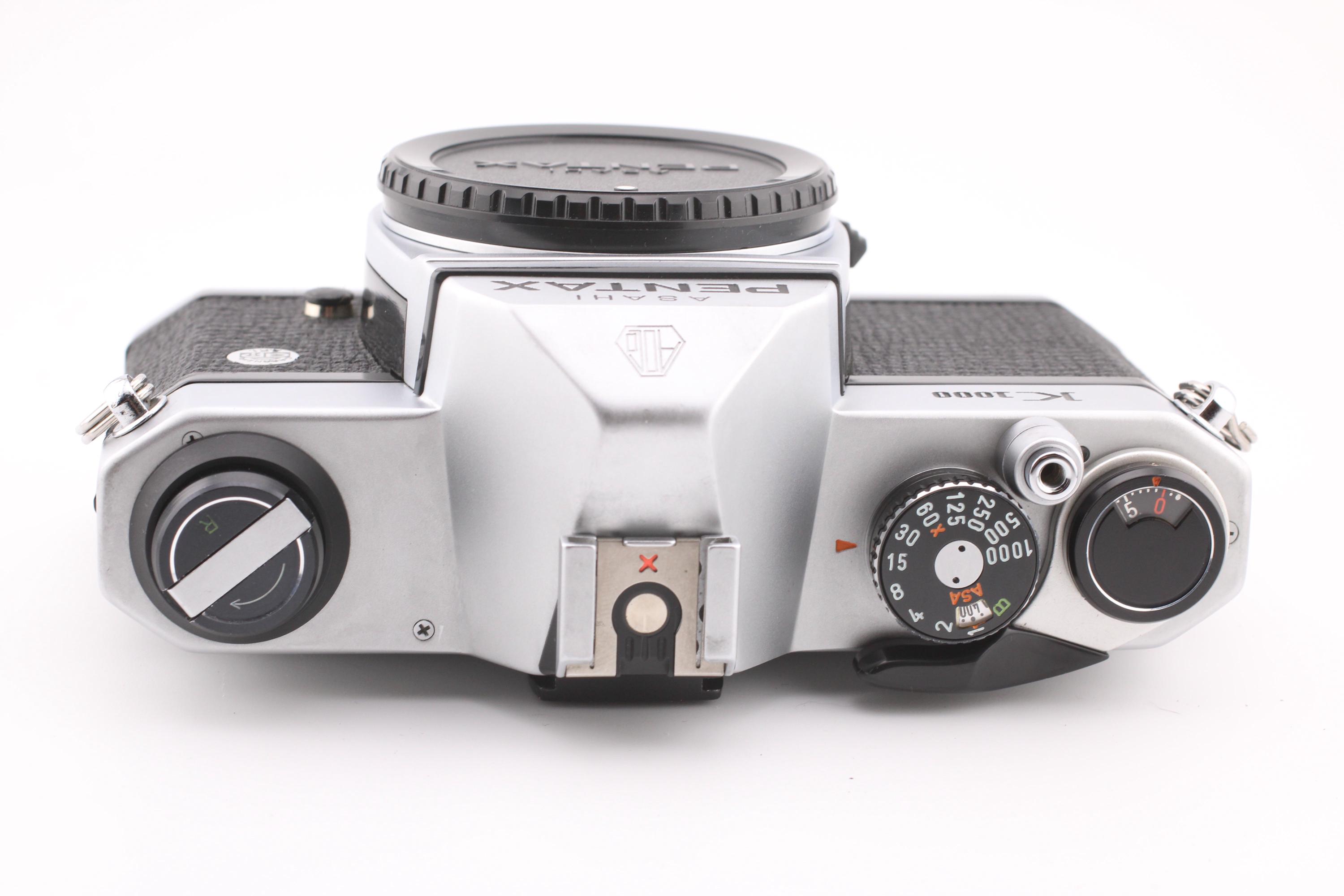 ペンタックス K1000 クロームボディ一眼レフ 35mmフィルムカメラ