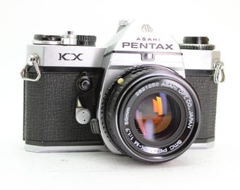 Pentax KX SLR 35mm Film Camera with 50mm f1.7 Pentax Lens