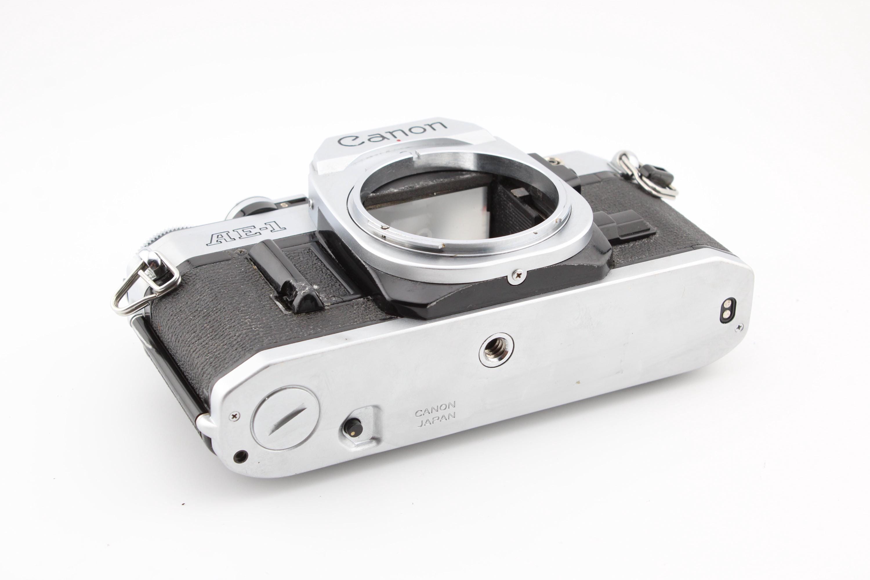 Canon AE-1 SLR 35mm Film Camera Chrome Body - Etsy