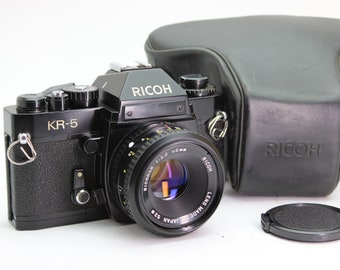 Ricoh KR-5 35mm Film SLR Camera with 55mm f2.2 Lens