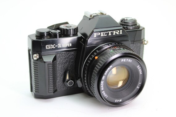Petri GX-1 Super 35mm Film SLR Camera With 50mm F2 Petri Lens - Etsy