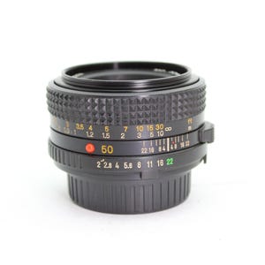 Minolta MD 50mm f2 Prime Standard Lens for Minolta MD Mount Cameras