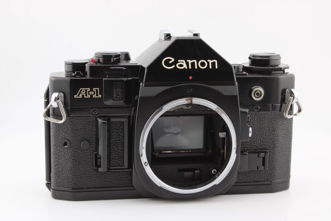 Canon A-1 SLR 35mm Film Camera Black Body - Etsy