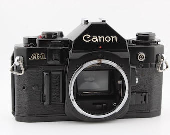 Canon A-1 SLR 35mm Film Camera Black Body - Etsy