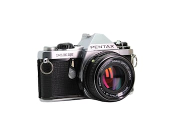Appareil photo Pentax ME Super 35 mm avec objectif 50 mm