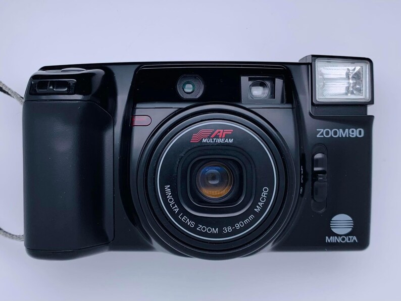 Minolta Zoom90 AF Multibeam 35mm Film Point and Shoot Camera Etsy