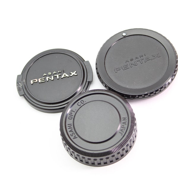 Pentax Lens, Rear Lens and Body Caps for Vintage Pentax Camera's and Lenses