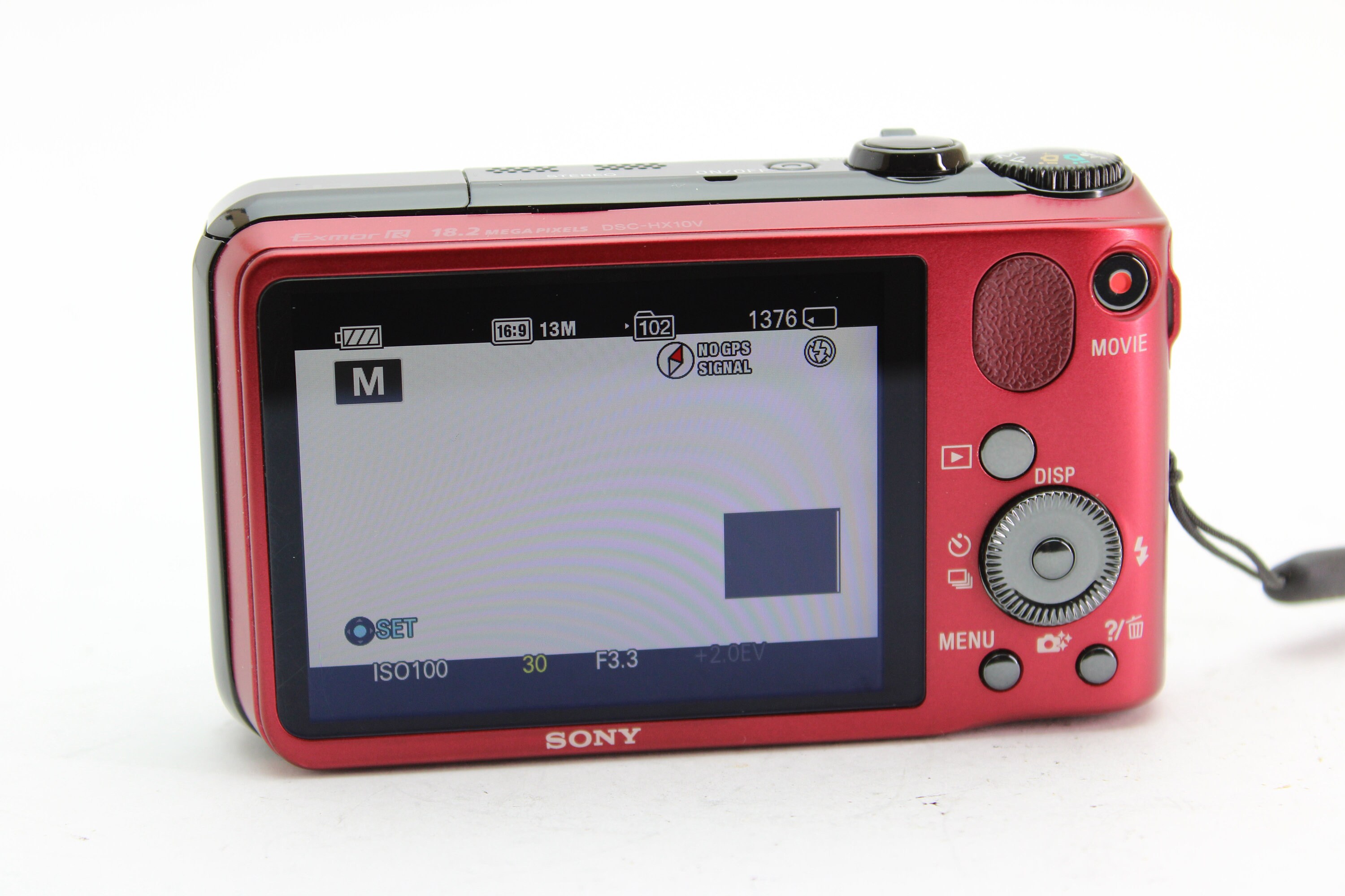 Sony Cyber-shot G DSC-HX10V Red Compact Digital Camera - Etsy