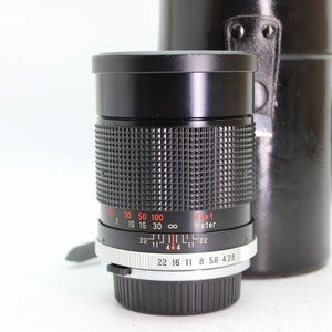 Panagor 135mm f2.8 Telephoto Lens for Olympus OM Mount Cameras