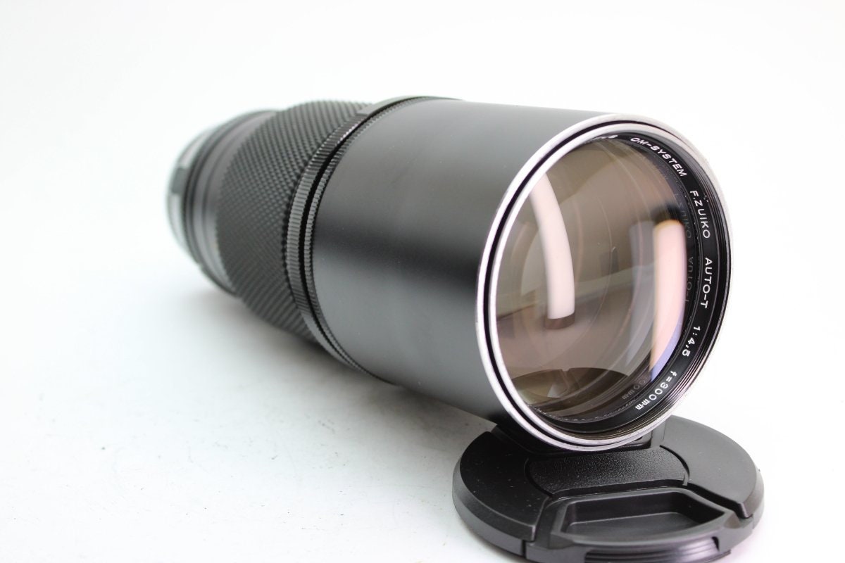 Olympus OM 300mm F4.5 Auto-t F. Zuiko Prime Telephoto Lens for