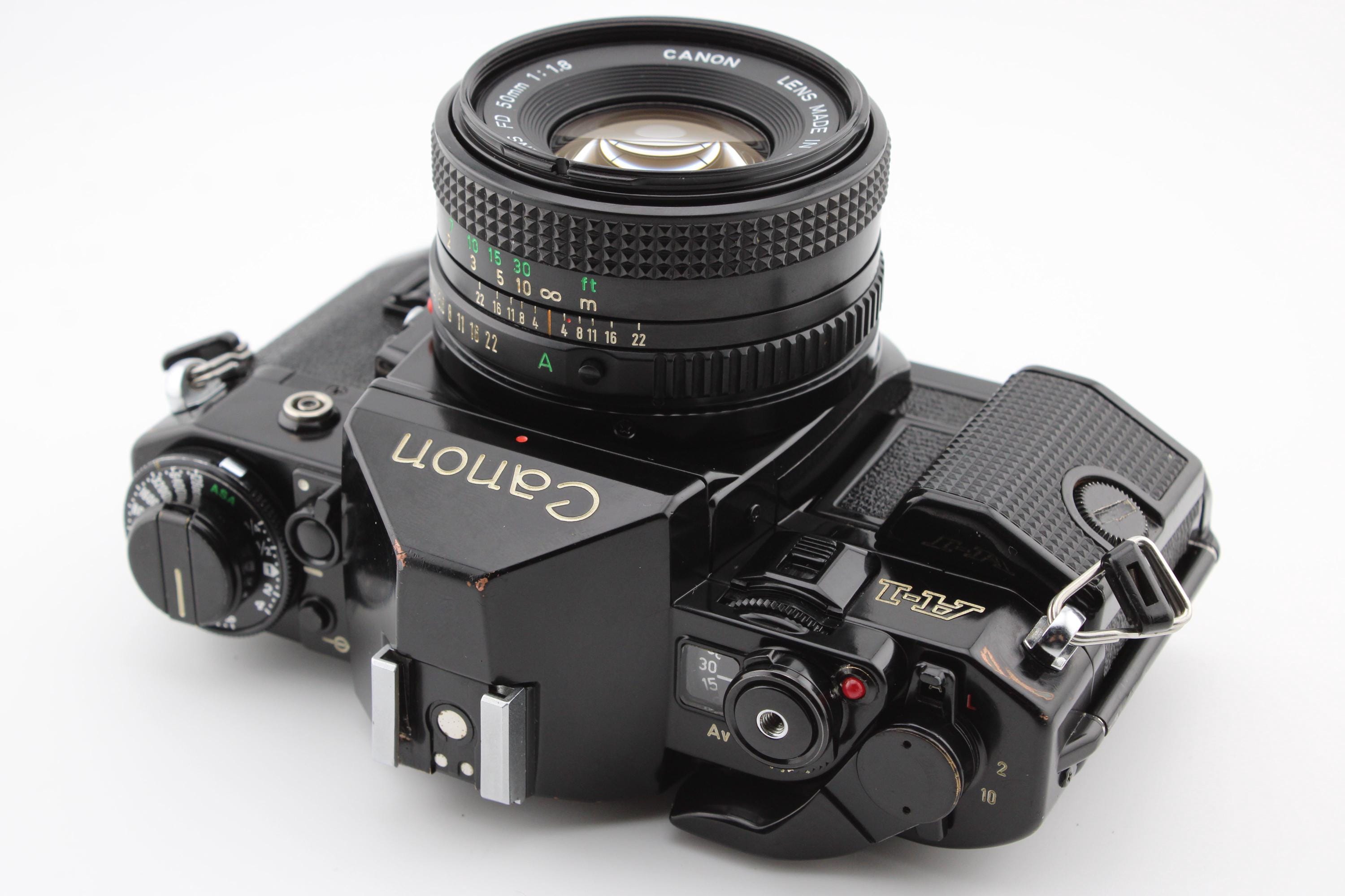 キヤノン A-1 35mmフィルム一眼レフカメラ（50mm f1.8レンズ付き
