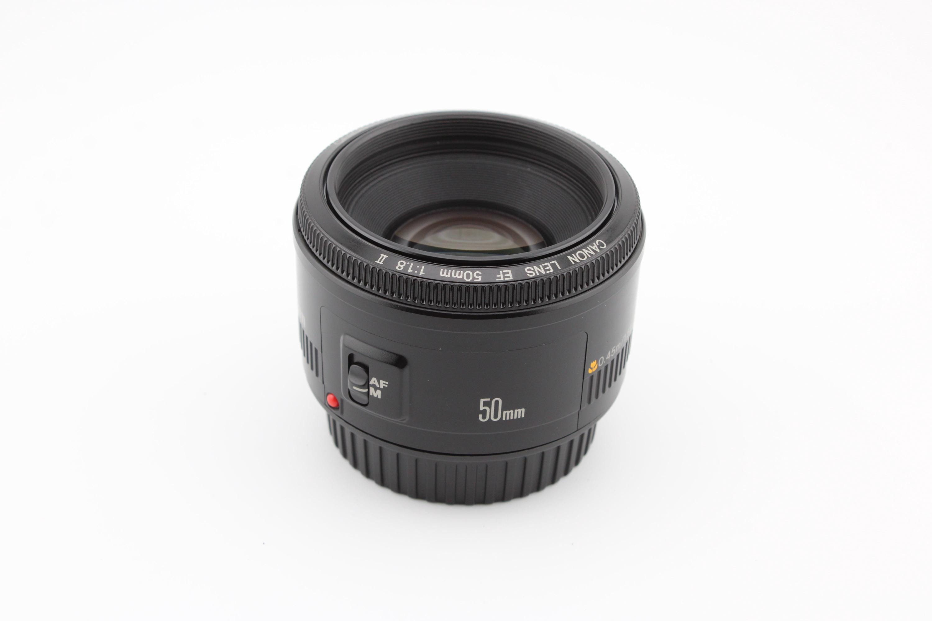 Canon EF 50mm f1.8 II Prime Lens for Canon EF Mount Cameras