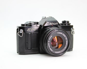 Canon AV-1 35mm Film Kamera mit 50mm Objektiv