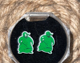 BoogieMan Resin Stud Earrings