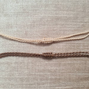 Handmade chain wood resin macrame modern design image 8