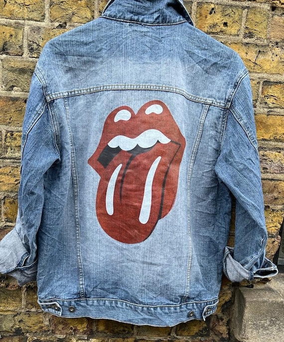 Rolling stones denim jacket - Gem