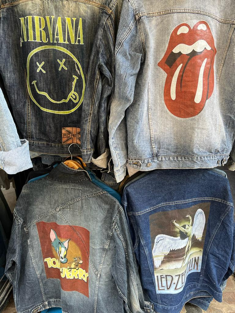 お寿司　80sアイアンメイデン　メタリカ　ミリタリージャケット　リメイク Vintage Upcycled Reworked Iron Maiden the Trooper S-XXL