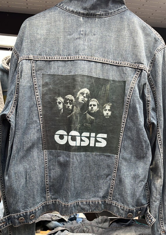 konto Tilsvarende metal Vintage Upcycled Oasis Band Brit Pop Rock Indie 90's Print - Etsy