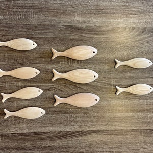 Wooden Fish For Painting For Kids Creative Toys For Kids Wooden Fish Wall Hanging Decoration DIY Craft