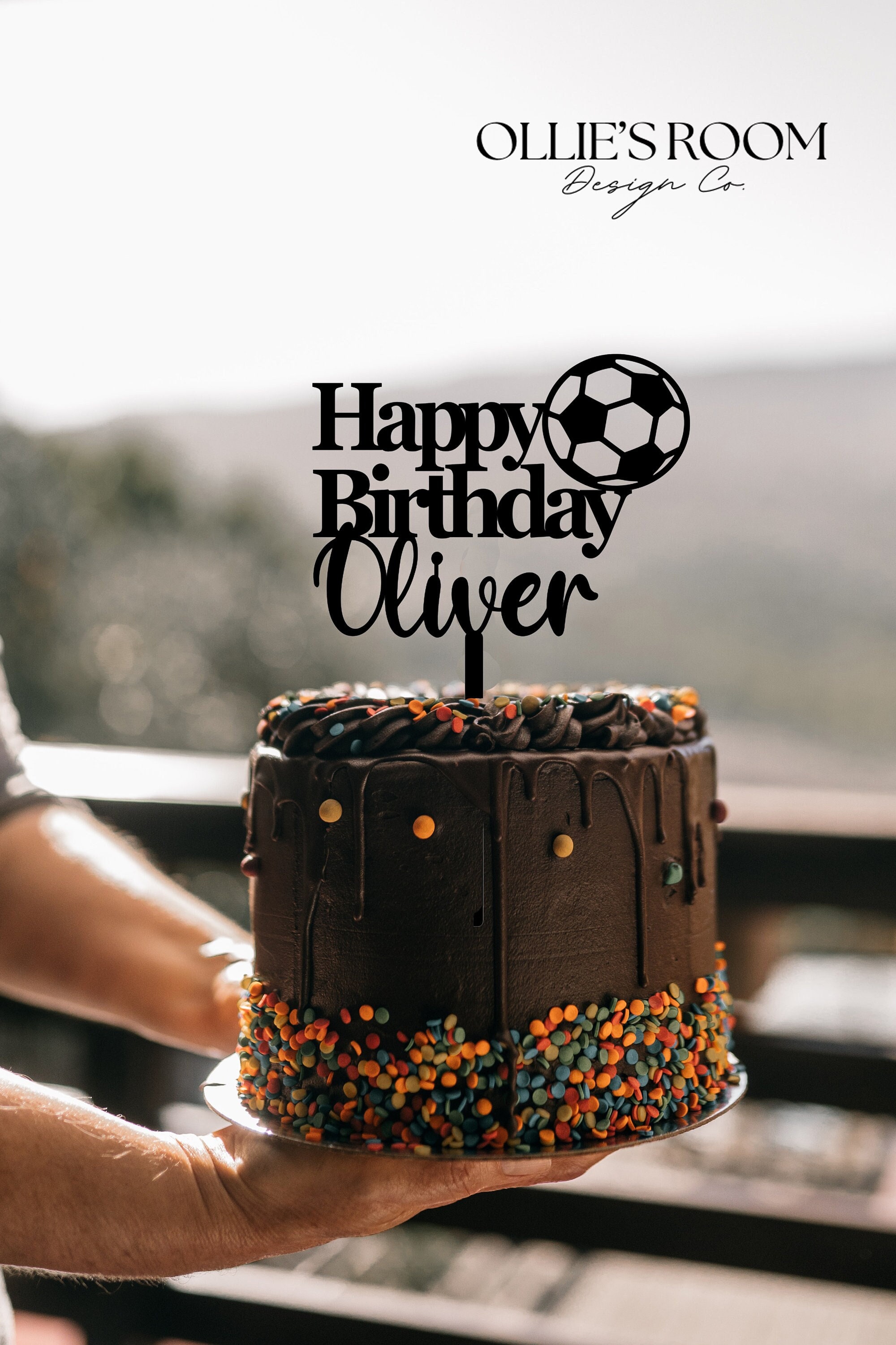 Footy Cake Topper Australia