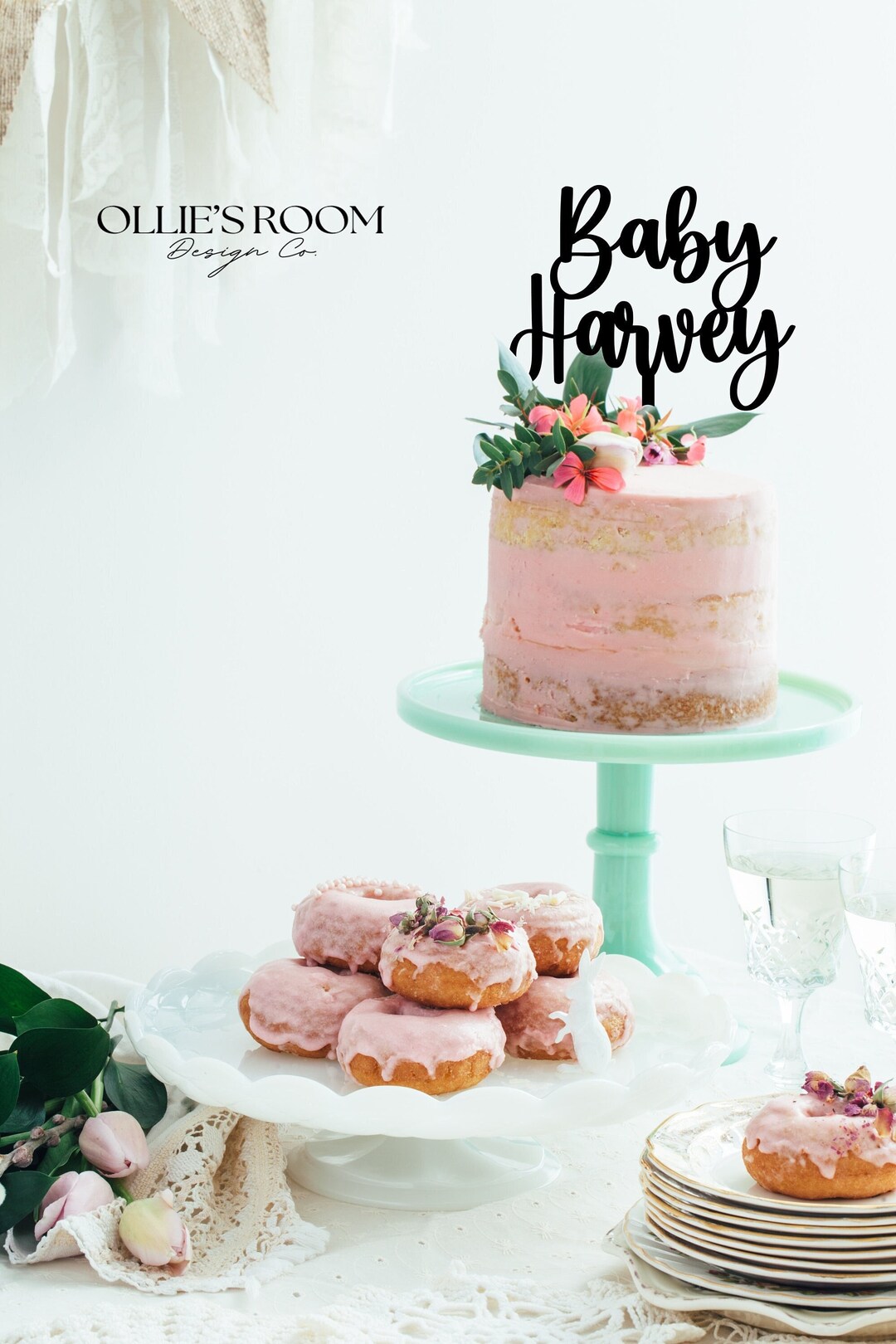 personalised-baby-name-baby-shower-cake-topper-custom-baby-shower