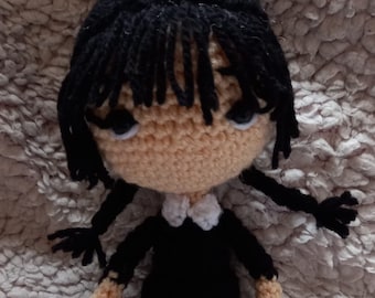 Wednesday Addams Crochet Pattern PDF Amigurumi