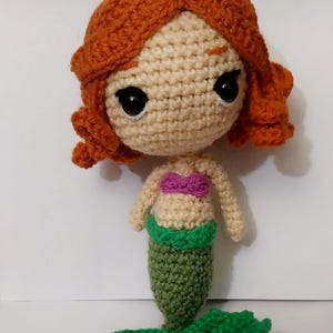 Ariel from The Little Mermaid Crochet Pattern PDF Amigurumi