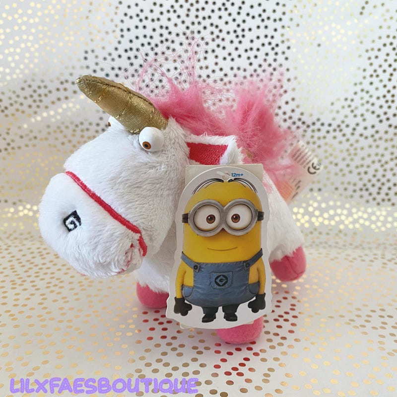 Fluffy Plush Unicorn - Etsy