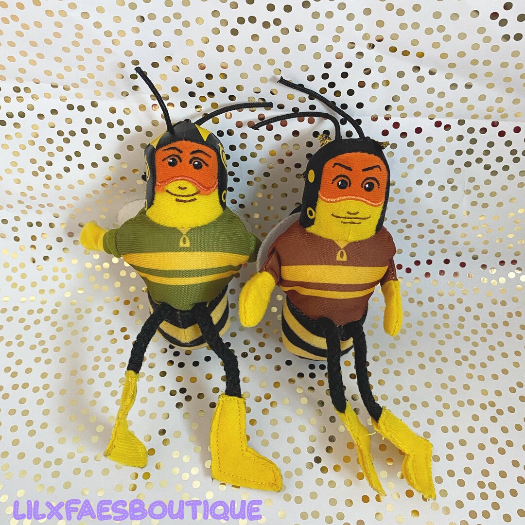 2 X Mcdonalds the Bee Movie Soft Toy Plushies Early 2000s - Etsy