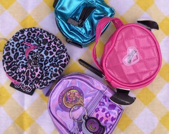 4 x Small Backpack keychains / doll accessories