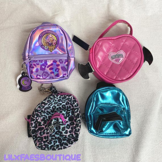 4 x Small Backpack keychains / doll accessories - image 1