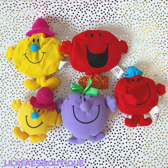 Vintage 2001 Mcdonalds 30 Years Mr Men Little Miss Plush Toy *pick