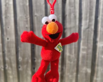 7" 2022 Sesame Street Elmo plush keyring soft toy