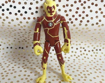 4&quot; Ben 10 heat blast monster action figure toy