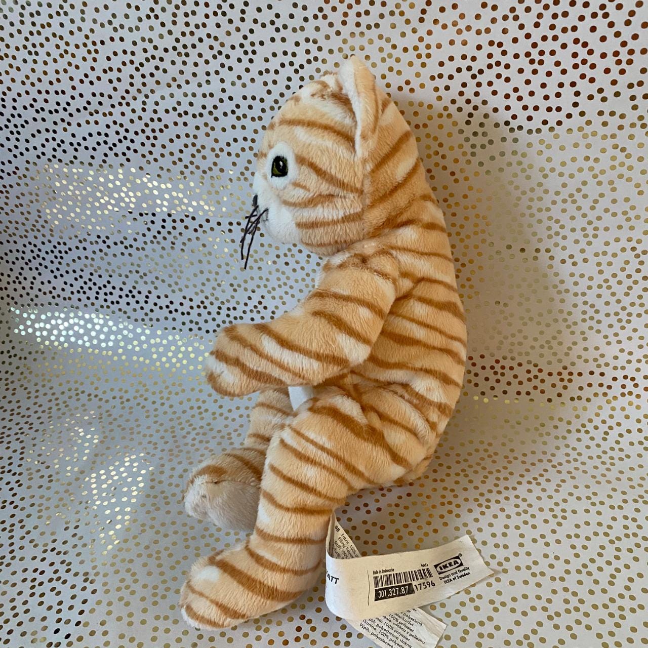IKEA - 【希少】IKEA / GOSIG KATT 猫ぬいぐるみ 茶トラ IKEA Gosig Katt Ginger Tabby Cat Kitten Soft Toy Comforter