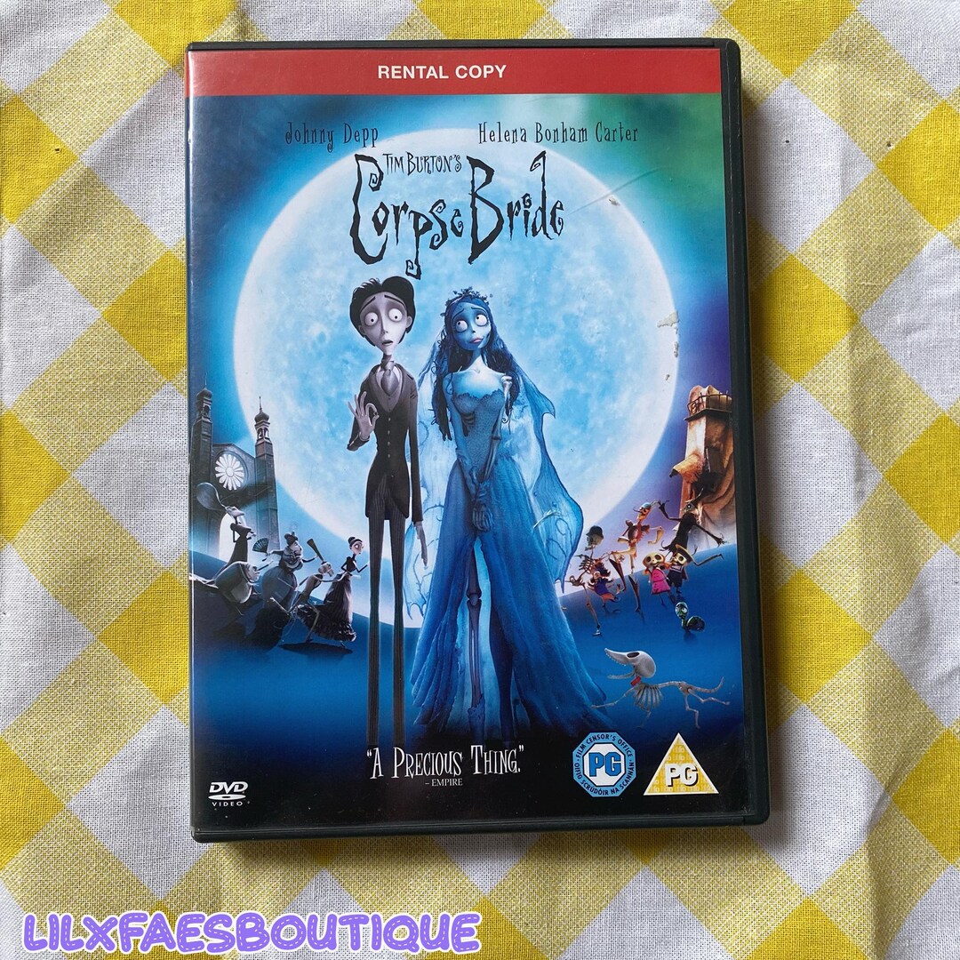 Tim Burtons Corpse Bride DVD | Rental Copy - Etsy