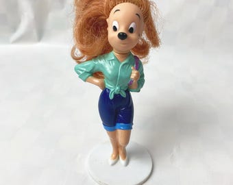 グーフィー　フィギュア 4インチ 1996年ディズニー映画「グーフィー・ムービー」ロクサーヌ