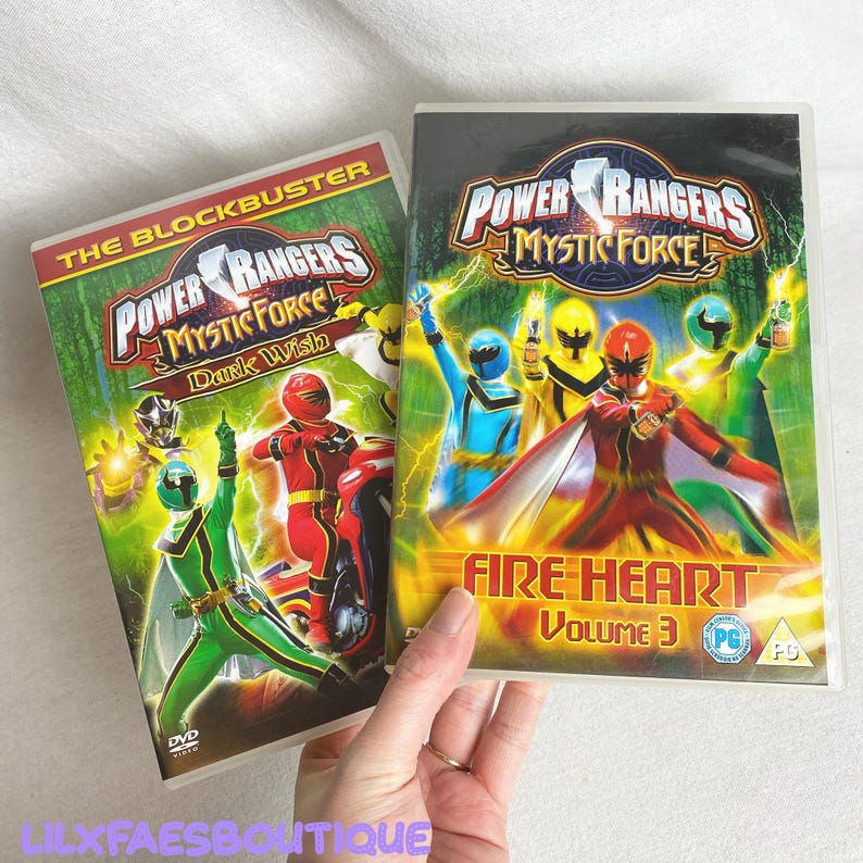 2000s Power Rangers DVD *pick Your Own* - Etsy