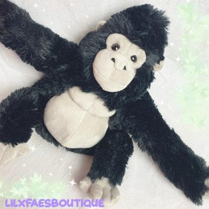 11インチのレイヴンズデンゴリラのリアルなぬいぐるみ