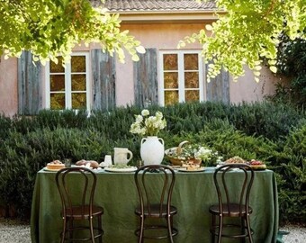 Cotton Tablecloth In Various Color Table Cloth In Rectangular, Square, Round Boho Wedding Tablecloth For Table Decor Washable Table cover