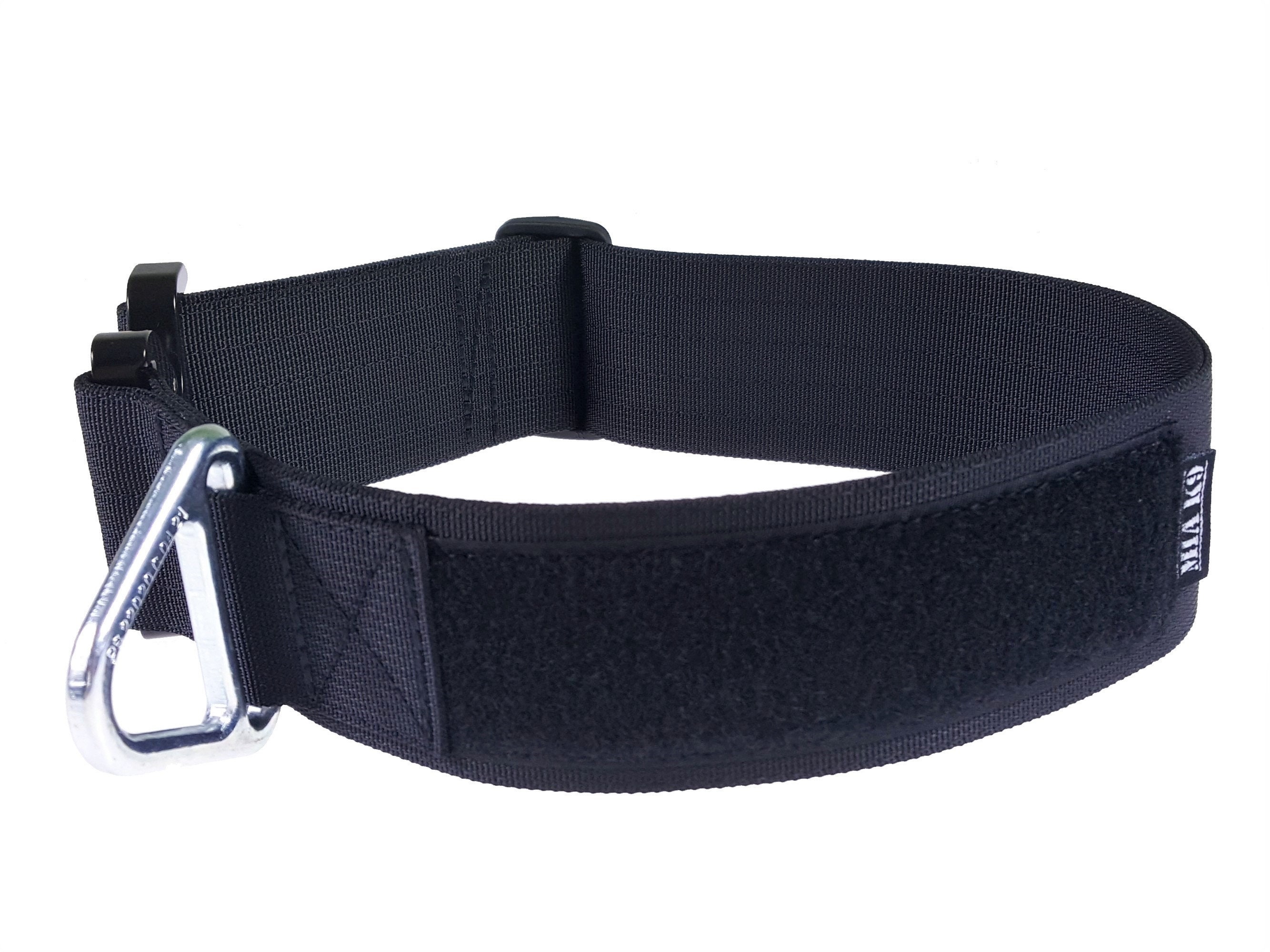 Tactical Flat Dog Collar Black Agitation Collar Patch Area - Etsy Australia