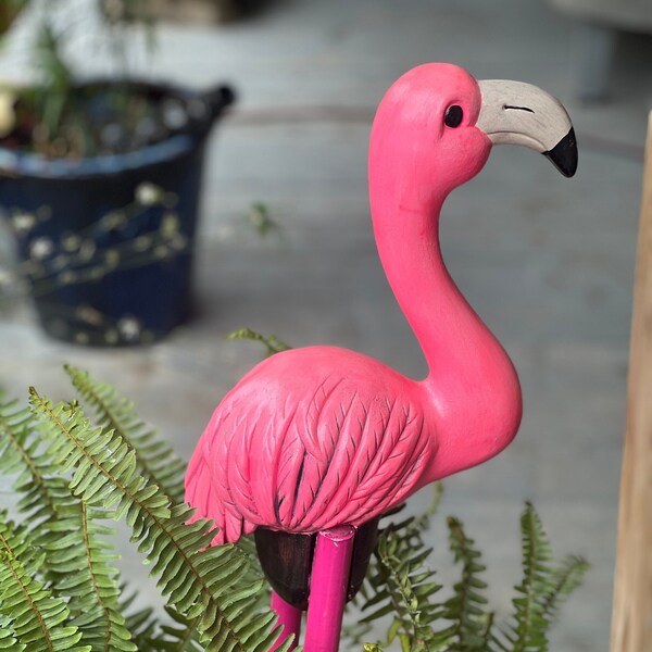Flamingo Yard Art Etsy