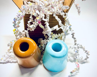 Pack of TWO Smoke Snatchers Ceramic Cigarette Extinguisher Snuffer Handmade in the USA