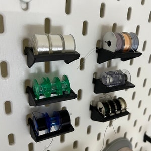 Bobbin Holder for Skadis Pegboard