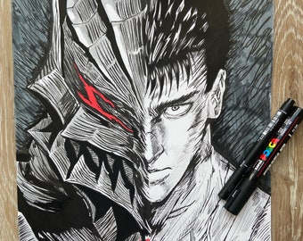 Custom manga/anime illustrations