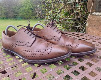 Joseph Abboud Enea Taupe Suede Wingtip Oxfords Mens Shoes  display picture 3